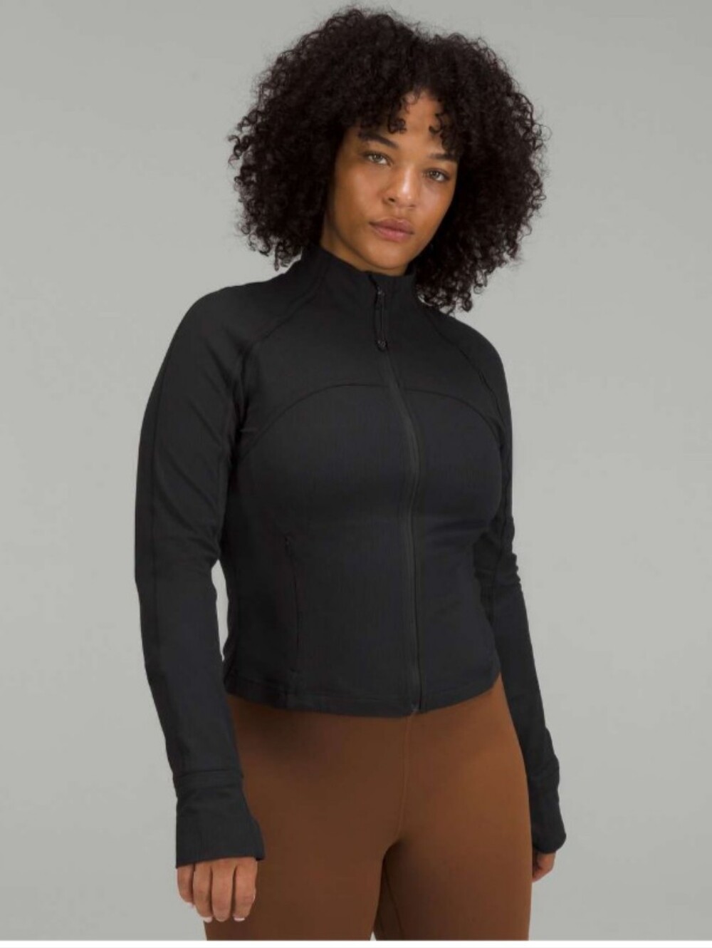 Lululemon Ribbed Nulu Cropped Define JacketBlack Sz 4